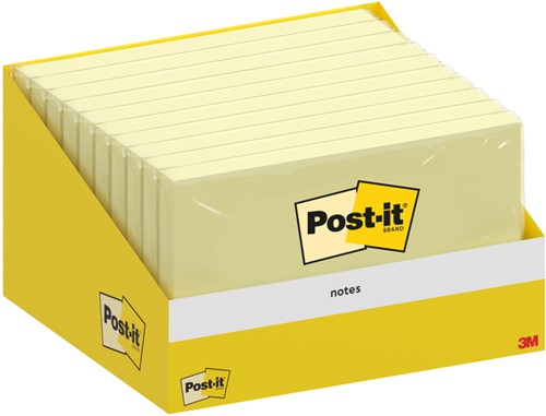 Memoblok 3M Post-it 6830 76x127mm geel 100 Vel