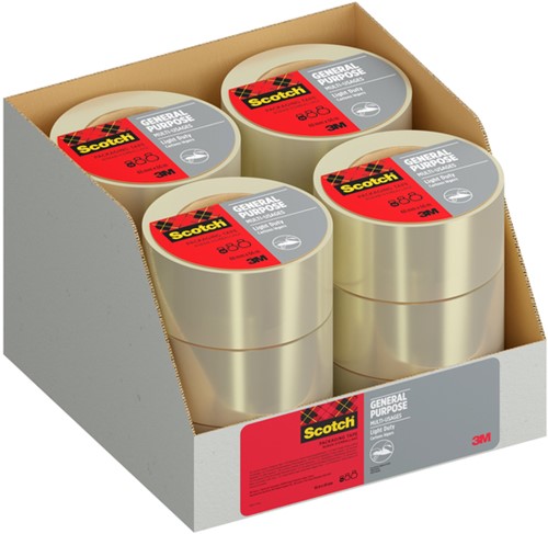 Verpakkingstape Scotch 4501T66 48mmx66m helder 1 Rol-2