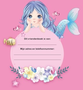 Vriendenboek Interstat Zeemeermin 1 Stuk-2