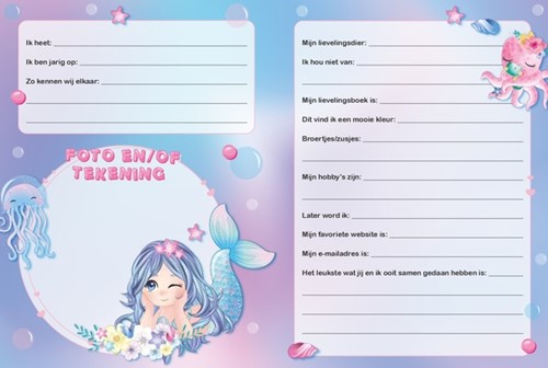 Vriendenboek Interstat Zeemeermin 1 Stuk-2