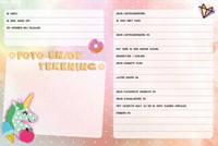 Vriendenboek Interstat Unicorn 1 Stuk-3