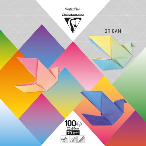 Origami Clairefontaine Gradient 20x20 100v 80gram 1 pak