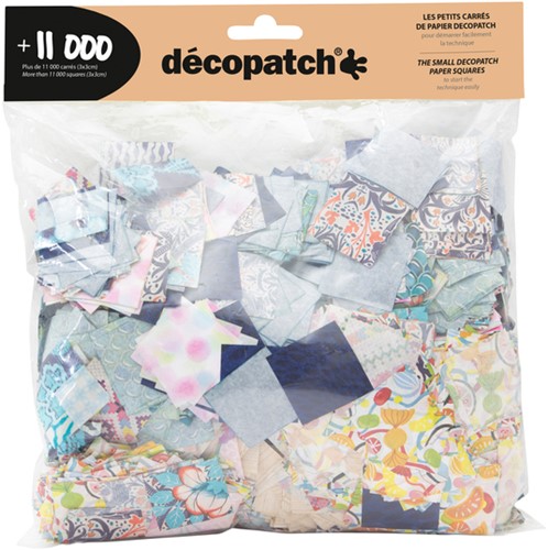 Hobbypapier Décopatch 3x3cm 11.000 stuks ass 1 pak