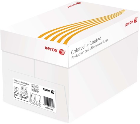 Laserpapier Xerox Colotech+ glossy coated A3 130gr wit 500 vel-3