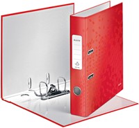 Ordner Leitz WOW 180 gelamineerd 50mm A4 rood 1 Stuk