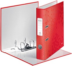 Ordner Leitz WOW 180 gelamineerd 50mm A4 rood 1 Stuk