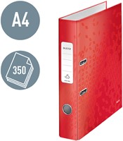 Ordner Leitz WOW 180 gelamineerd 50mm A4 rood 1 Stuk-2