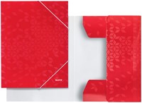 Elastomap Leitz WOW A4 3 kleppen rood 1 Stuk-2