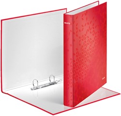 Ringband Leitz WOW A4 maxi 2-rings D-mech 25mm rd 1 Stuk