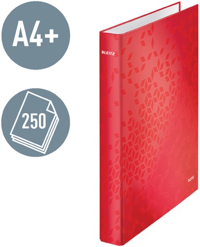 Ringband Leitz WOW A4 maxi 2-rings D-mech 25mm rd 1 Stuk-2