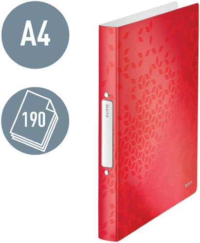 Ringband Leitz WOW A4 2-rings O-mech 25mm PP rd 1 Stuk-2