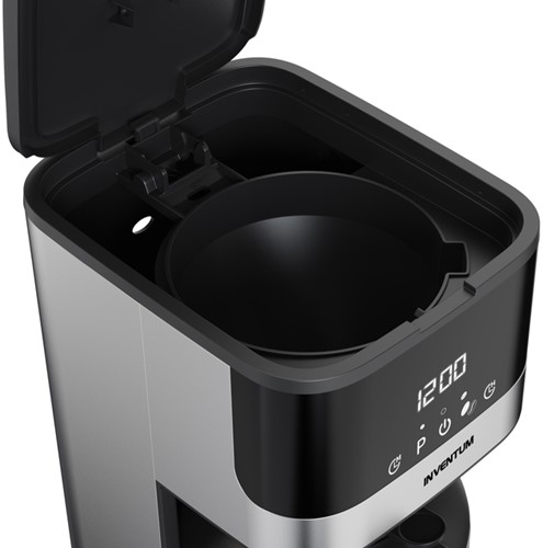 Koffiezetapparaat Inventum 1.2 liter zwart met rvs-2