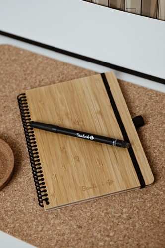 Notitieboek Bambook hardcov A5 lijn 40pag uitwisb 1 Stuk-2