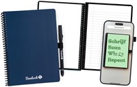 Notitieboek Bambook Navy A5 lijn 40pag uitwisb 1 Stuk