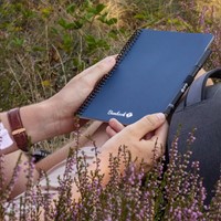 Notitieboek Bambook Navy A5 lijn 40pag uitwisb 1 Stuk-2