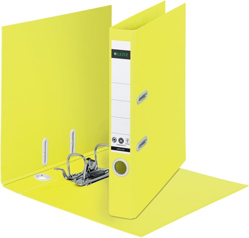 Ordner Leitz 180° Recycle 55 mm geel 1 Stuk