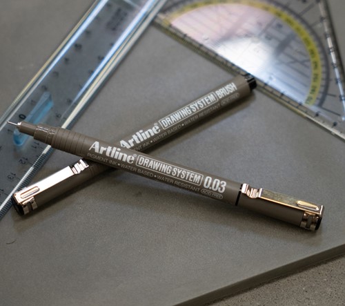 Fineliner Artline technisch 0.03mm zwart 1 Stuk-2