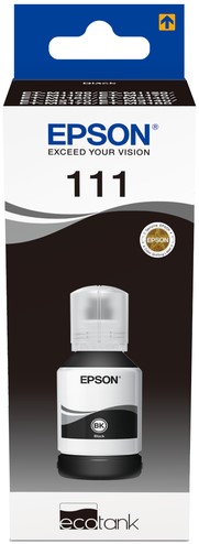 Navulinkt Epson 111 T03M zwart