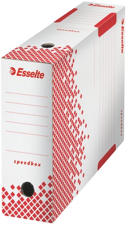 Archiefdoos Esselte Speedbox 100x250x350mm wit-2