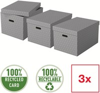 Opbergdoos Esselte 355x305x510mm grijs 3 st 3 Stuk-2