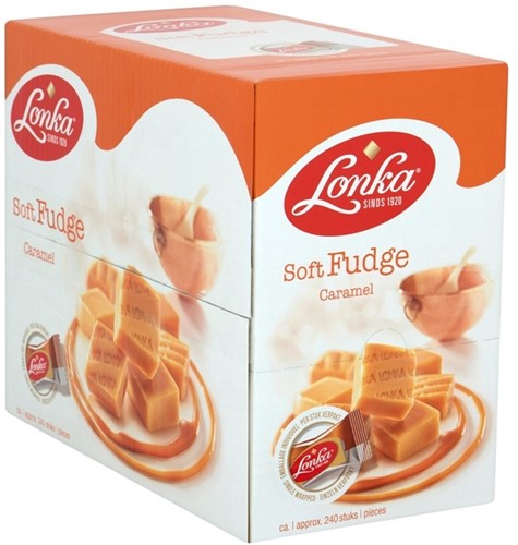 Nougat Lonka fudge caramel doos 214 stuks 214 Stuk