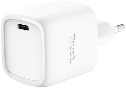 Oplader Trust Maxo 30W USB-C wit 1 Stuk