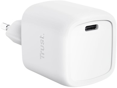 Oplader Trust Maxo 30W USB-C wit 1 Stuk-2