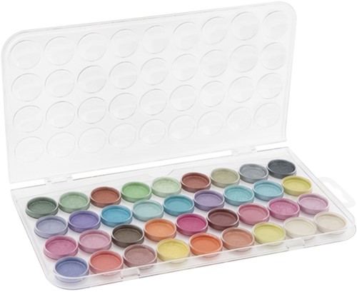 Aquarelverf Nassau fine art doos 36 metalic napjes 1 Doos-3