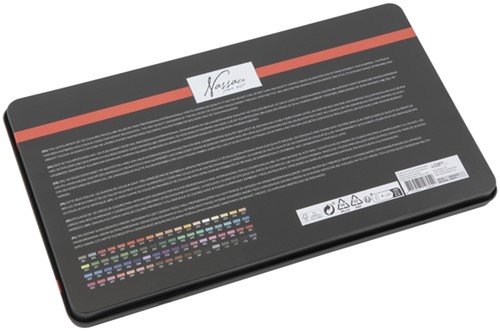 Kleurpotloden Nassau fine art assorti blik a 72st 1 Stuk-3