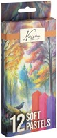 Pastelkrijt Nassau fine art zacht 12 stuks assorti 1 Doos