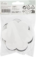 Canvas Nassau fine art ster en bloem 13cm magn 4 Stuk-3