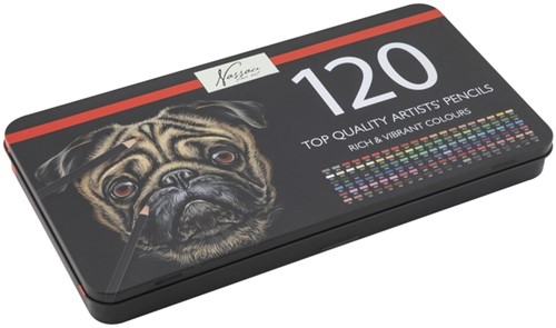 Kleurpotloden Nassau fine art ass blik a 120st 1 Stuk