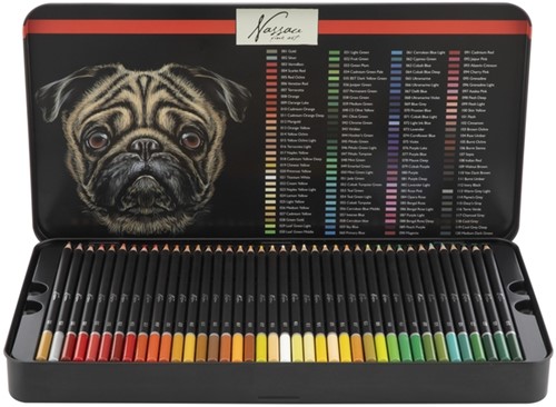 Kleurpotloden Nassau fine art ass blik a 120st 1 Stuk-2