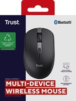 Ozaa compact draadloos muis zwart 1 Stuk-3