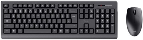 Toetsenbord Trust Primo draadloos + muis 1 Stuk