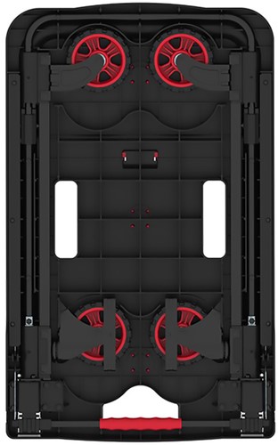 Transportkar Pavo inklapbaar 137kg zwart 1 Stuk-3