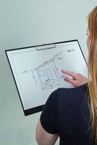 Klembord Maul A3 dwars PS zwart 1 Stuk-2