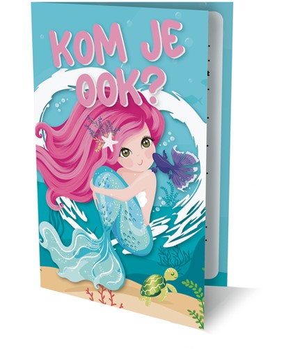 Uitnodiging Interstat Zeemeermin 6 Stuk