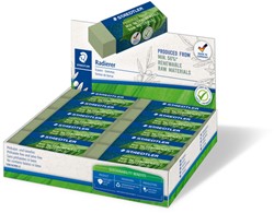 Gum Staedtler Eco 52680 65x23x10mm olijfgroen 20 Stuk