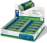 Gum Staedtler Eco 52680 65x23x10mm olijfgroen 20 Stuk