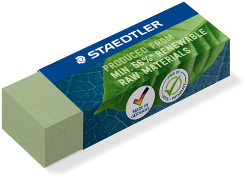 Gum Staedtler Eco 52680 65x23x10mm olijfgroen 20 Stuk-2
