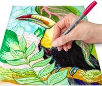 Brushpen Staedtler pigment pen etui 24 st 24 Stuk-2