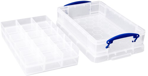 Opbergbox Really Useful 4l 395x255x88mm tr wt 1 Stuk