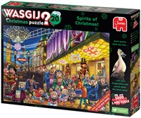 Puzzel Wasgij Christmas 20 - De Geesten 2x1000st 1 Stuk-2