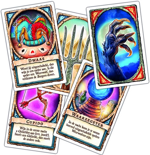 Kaartspel ontmasker de Weerwolven 1 Stuk-2