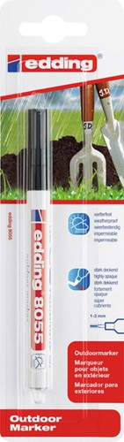 Viltstift edding 8055 outdoor 1-2mm blist1 zwart 1 Stuk