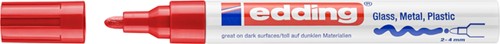 Paintmarker edding 750 oliebasis 2-4mm crea rood 1 Stuk