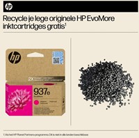 Inktcartridge HP 4S6W7NE 937E Evomore rood 1 Stuk-2
