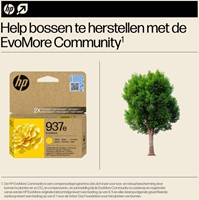 Inktcartridge HP 4S6W8NE 937E Evomore geel 1 Stuk-3