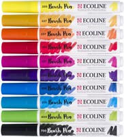 Brushpen Talens Ecoline set 10 stuks primair 10 Stuk